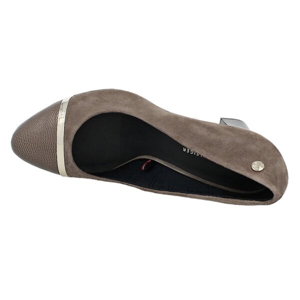 Damskie szpilki / czółenka TOMMY HILFIGER AVERY 8C  fw56817747906 kolor beżowy