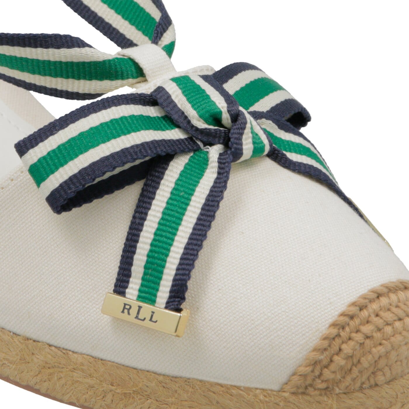 Damskie sandały LAUREN RALPH LAUREN HOLLIE ESPADRILLES CASUAL 802729795004 kolor biały