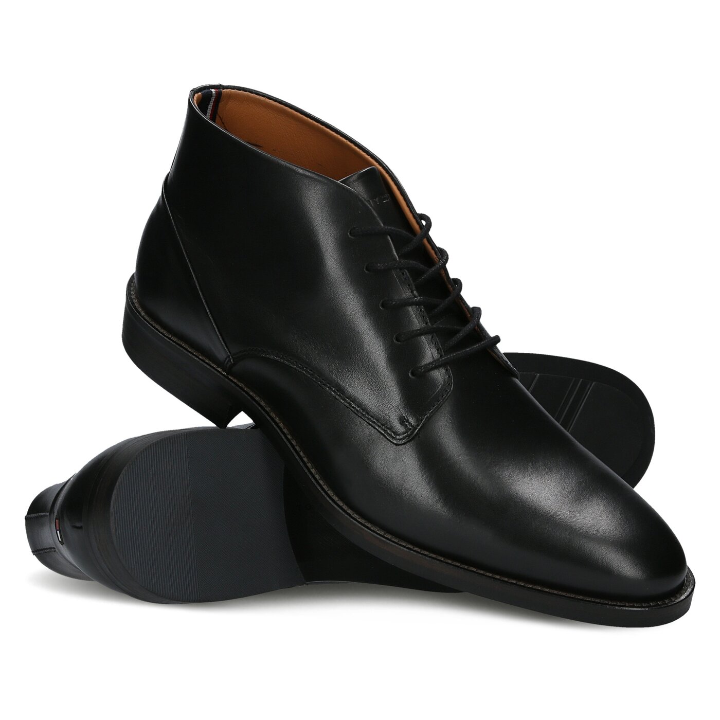 Męskie buty za kostkę TOMMY HILFIGER D2285ALLEN 10A fm56821850990 kolor czarny