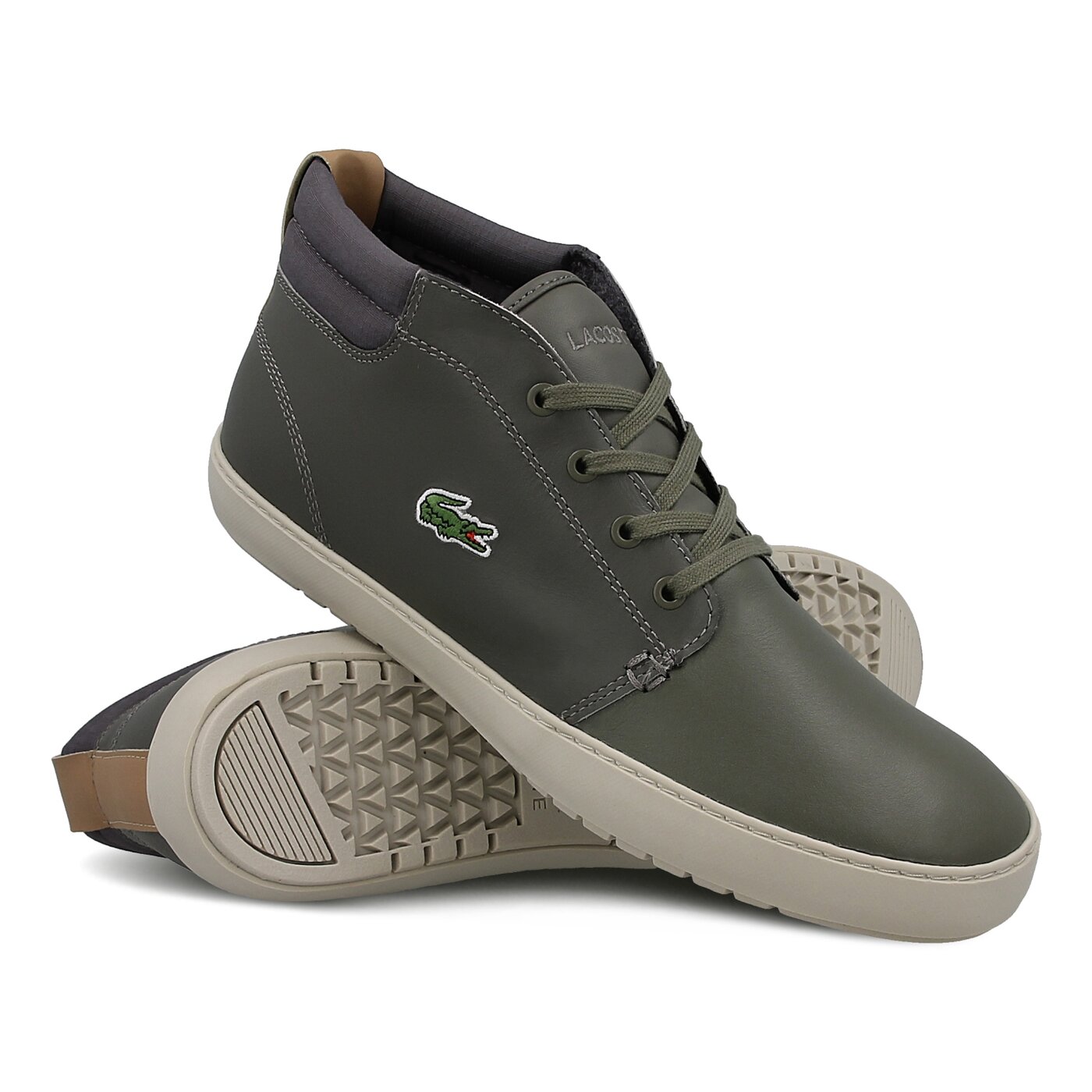 Męskie trampki LACOSTE AMPTHILL TERRA 416 1 732spm00561x5 kolor khaki
