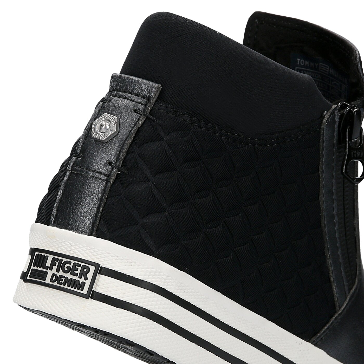 Damskie trampki TOMMY HILFIGER L1385YON 13C en56821878990 kolor czarny