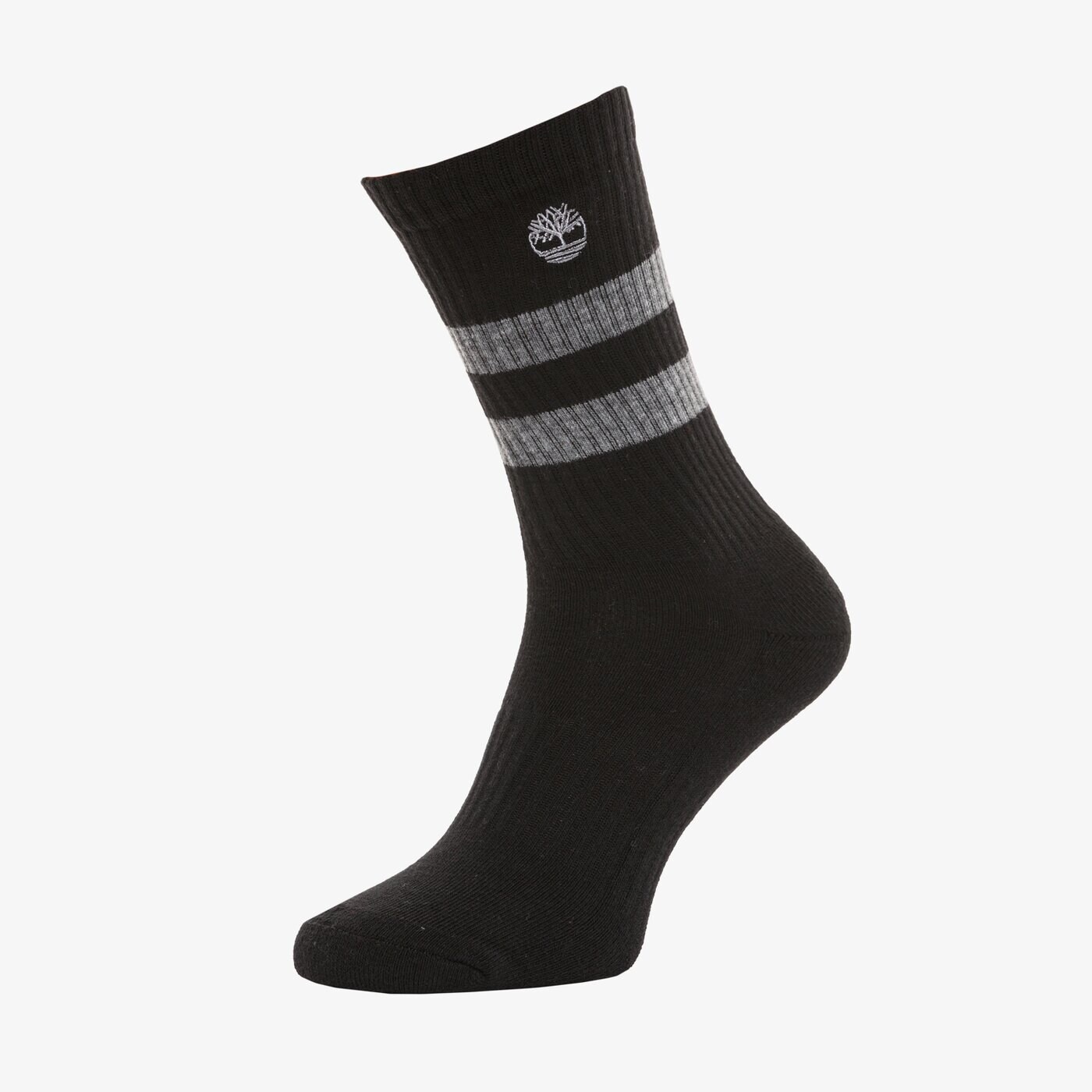 Męskie skarpetki TIMBERLAND SKARPETY 3PP RIBBED STRIPED CREW tb0a1eyq0011 kolor czarny