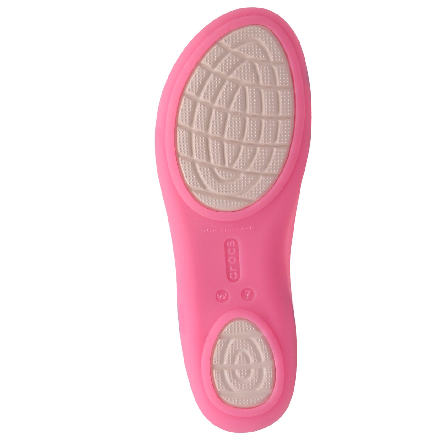 Damskie sandały CROCS ISABELLA HUARACHE 2 FLAT W 2049126nu kolor różowy