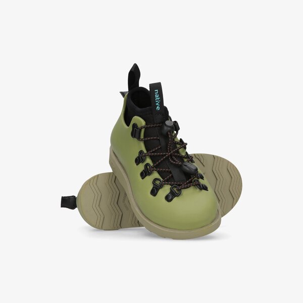 Dziecięce buty outdoor / trekkingowe NATIVE FITZSIMMONS CITYLITE BLOOM YOUTH 35106848-3020 kolor zielony