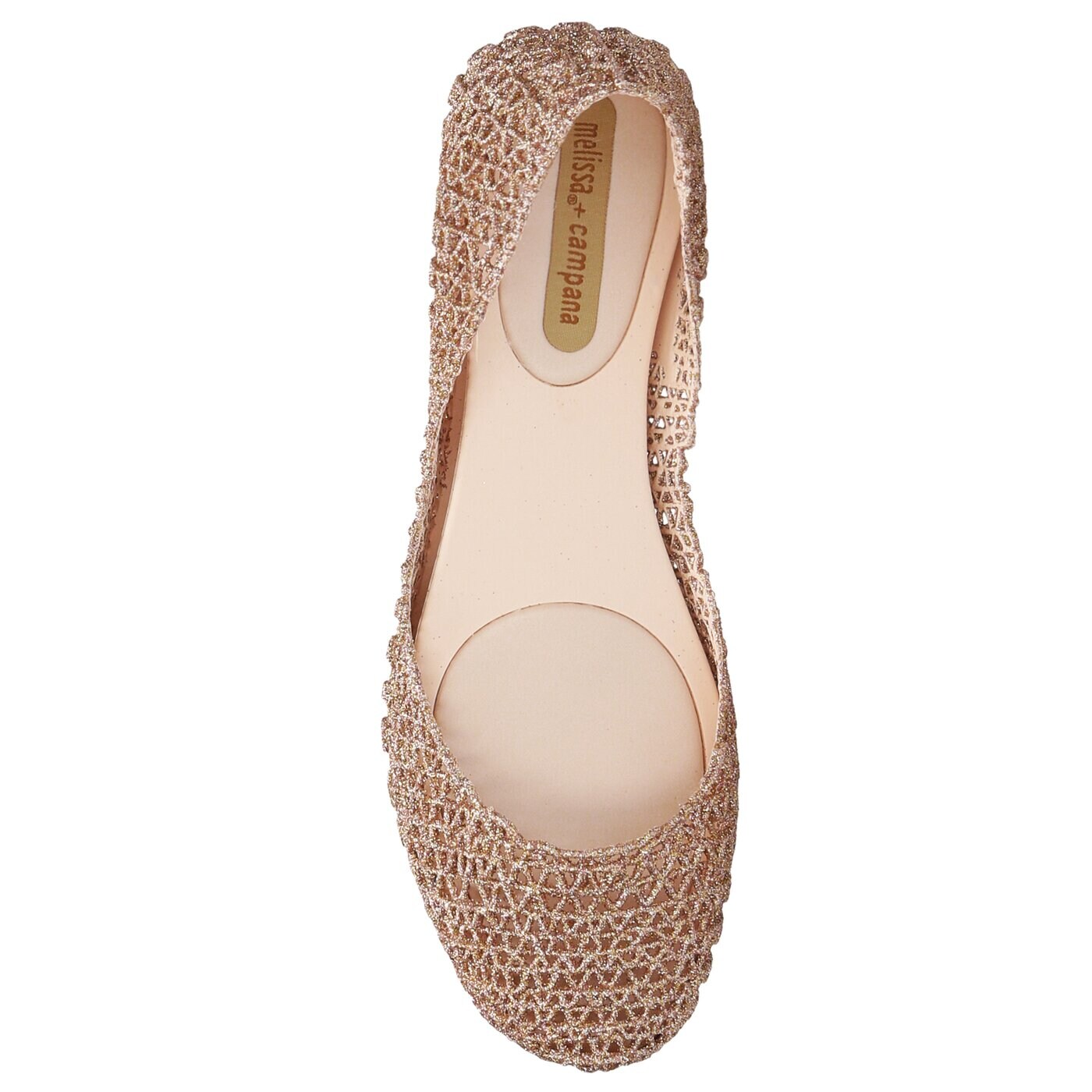 Damskie baleriny (buty) MELISSA CAMPANA PAPEL VII SP AD 3151252326 kolor złoty