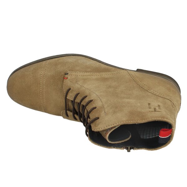 Damskie botki / sztyblety TOMMY HILFIGER BILLIE 5 B  fw56816295955 kolor beżowy