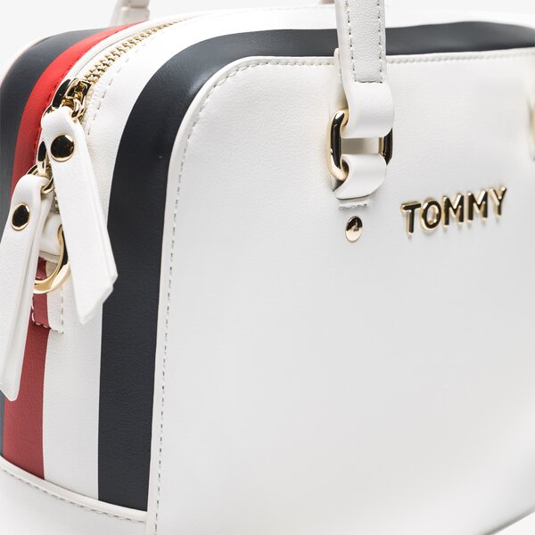 Damska torebka TOMMY HILFIGER TOREBKA TH CORPORATE MINI TRUNK aw0aw06820104 kolor biały