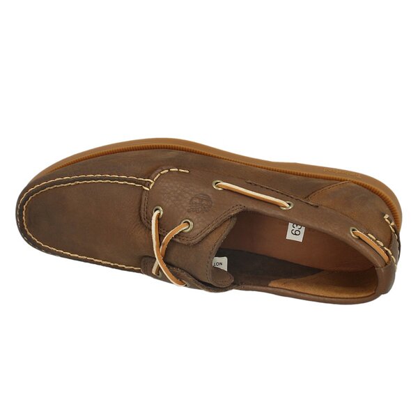 Męskie mokasyny TIMBERLAND HERITAGE CW BOAT 2 EYE 6306a kolor brązowy