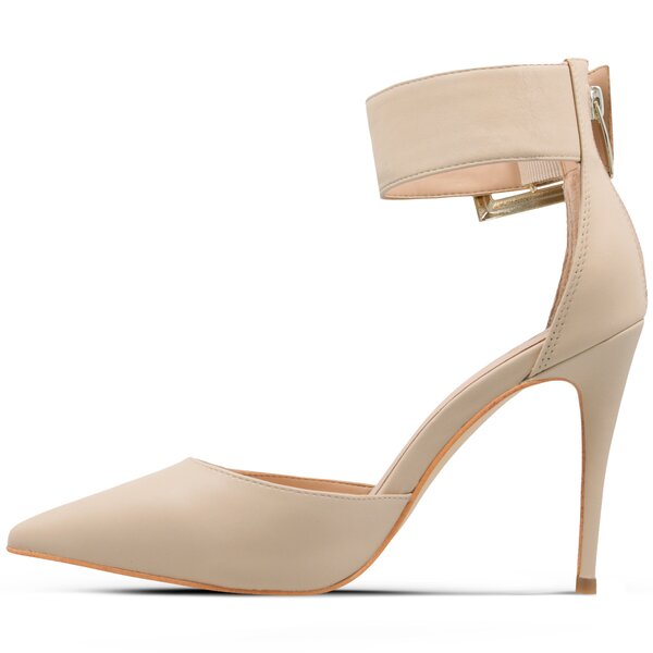 Damskie szpilki / czółenka GUESS OVIE fl5ovelea08cream kolor beżowy