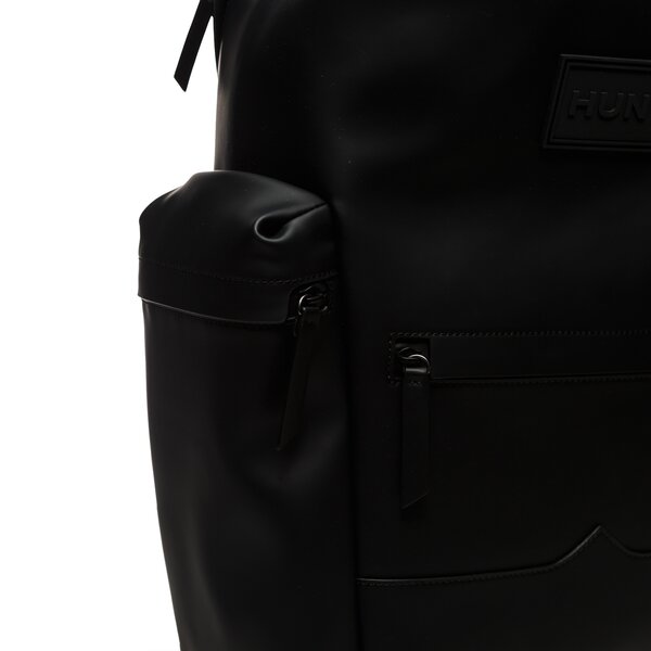 Damski plecak HUNTER PLECAK TOPCLIP-RUBBERISED LEATHER ubb2022lrsblk kolor czarny