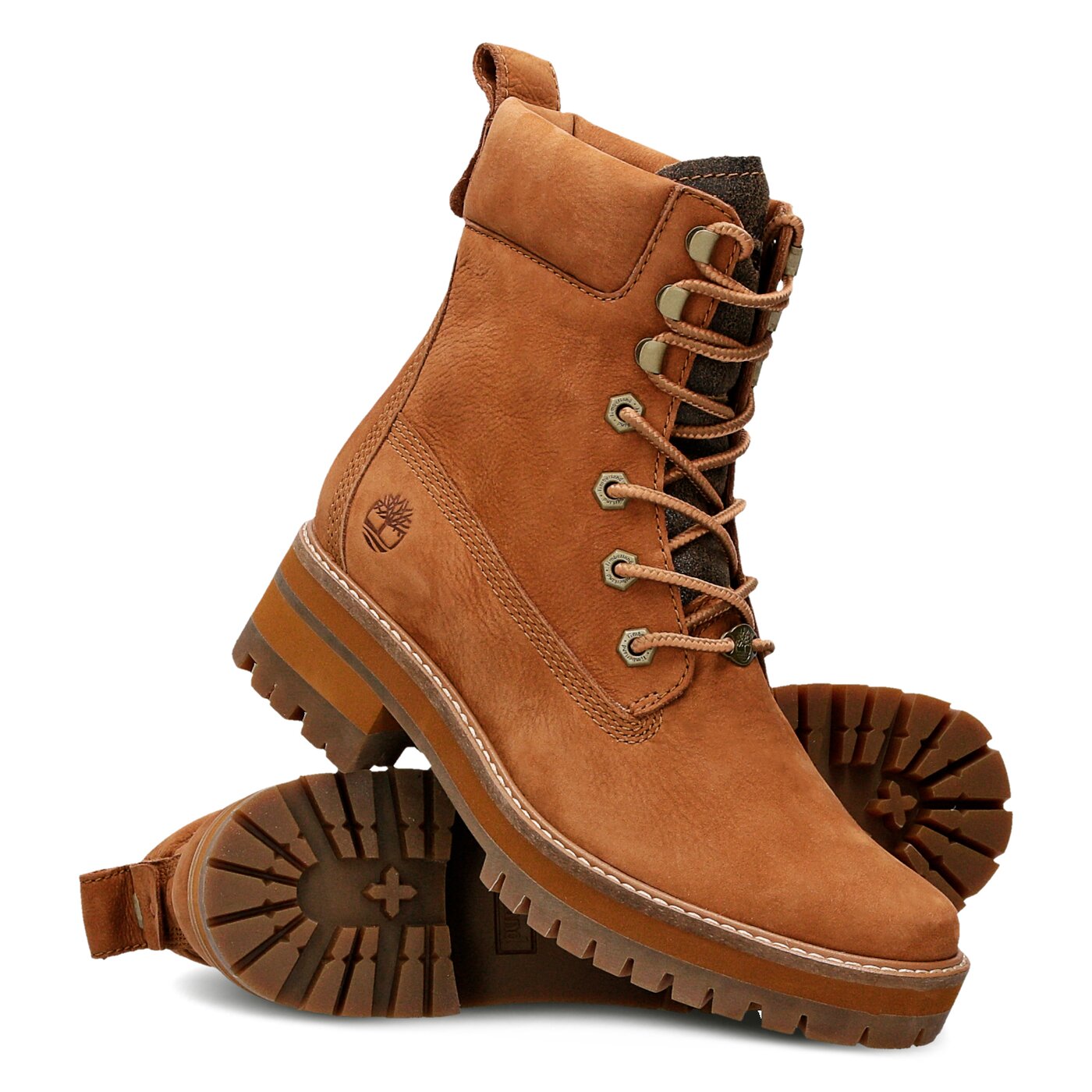 Damskie trapery TIMBERLAND COURMAYEUR VALLEY YBOOT a1kig kolor brązowy