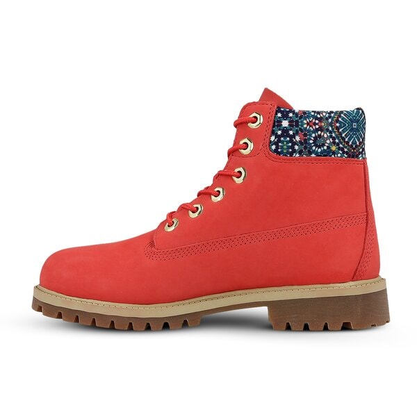 Dziecięce trapery TIMBERLAND PREMIUM 6 INCH WP BOOT  a1knl kolor różowy