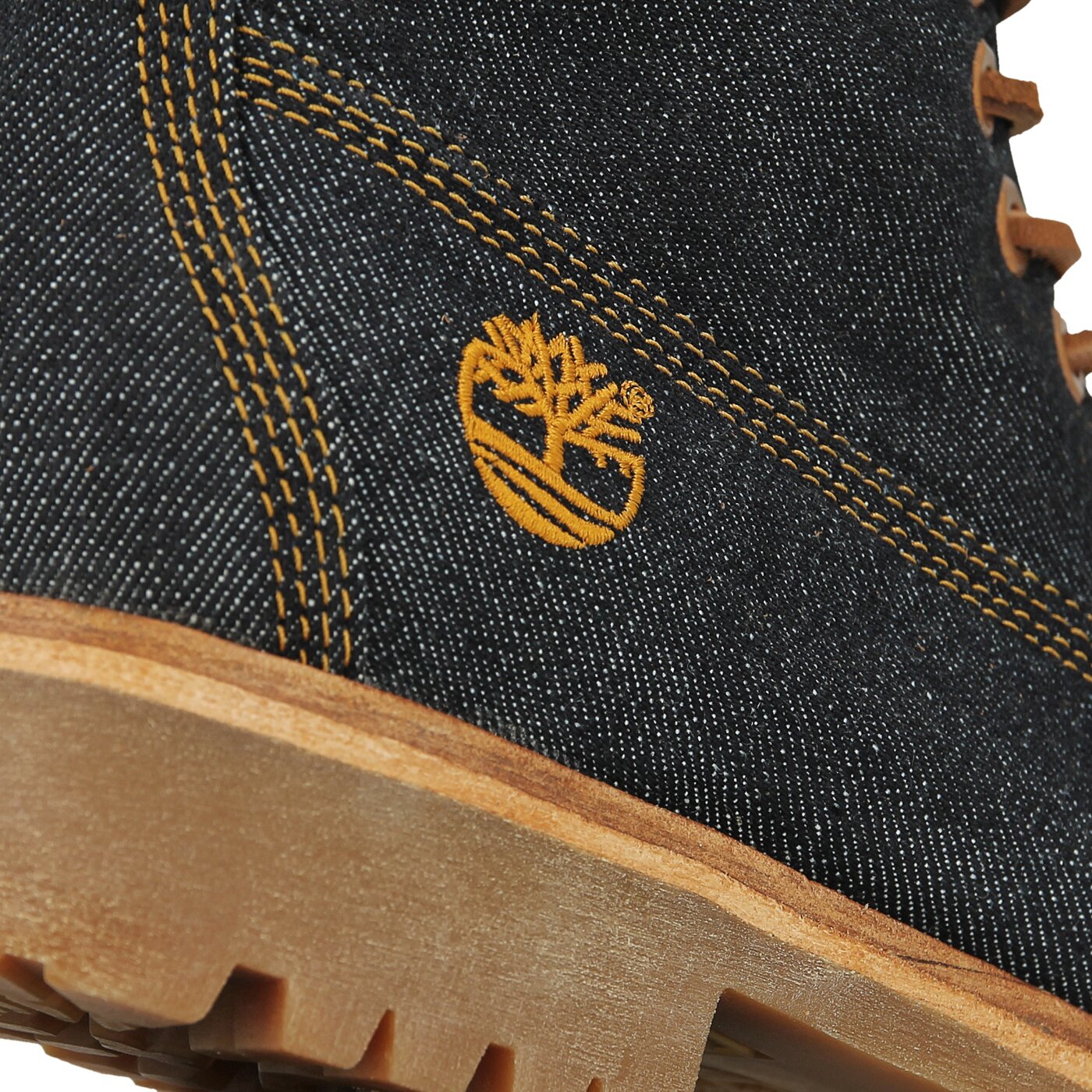 Męskie buty za kostkę TIMBERLAND HERITAGE 6 IN FABRIC C a1b3r kolor granatowy
