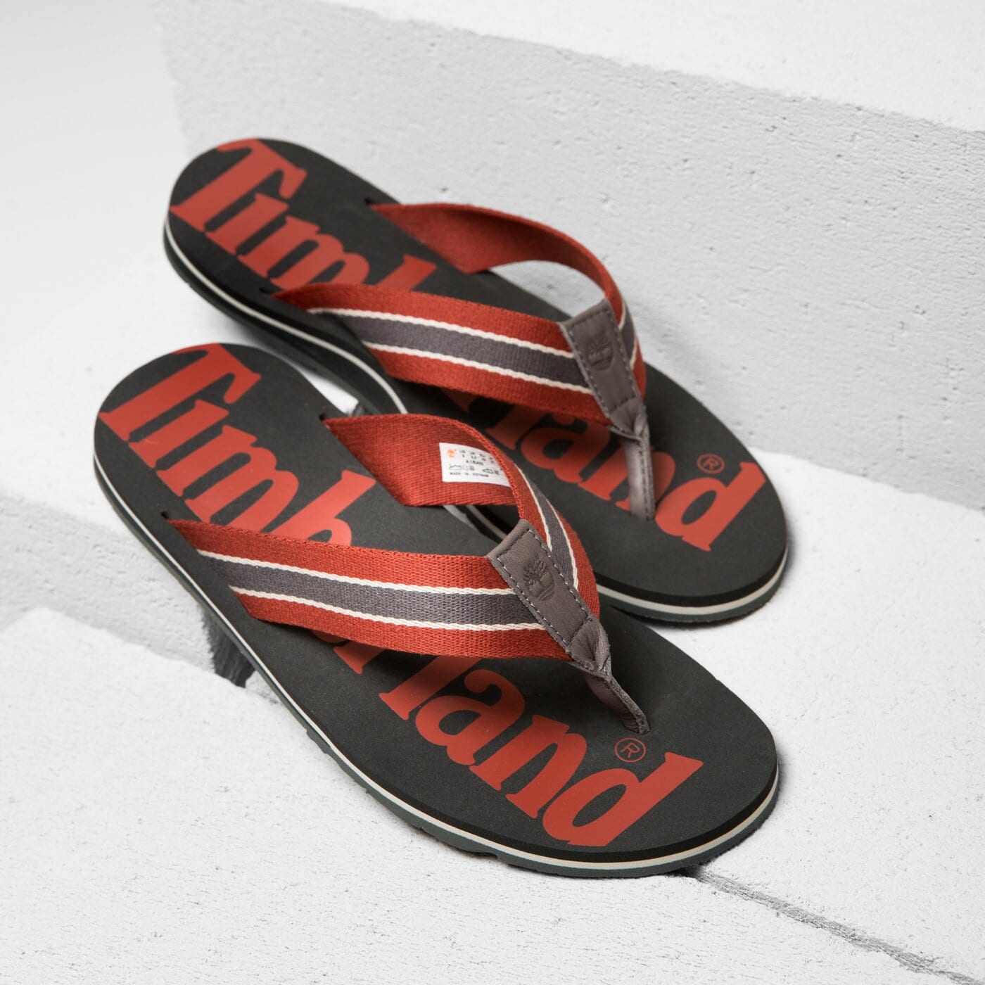 Męskie klapki TIMBERLAND WILD DUNES F/L FLIP FLOP a1ban kolor czerwony