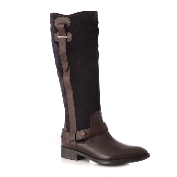 Damskie kozaki TOMMY HILFIGER HAMILTON 7 C  fw56816022403 kolor brązowy