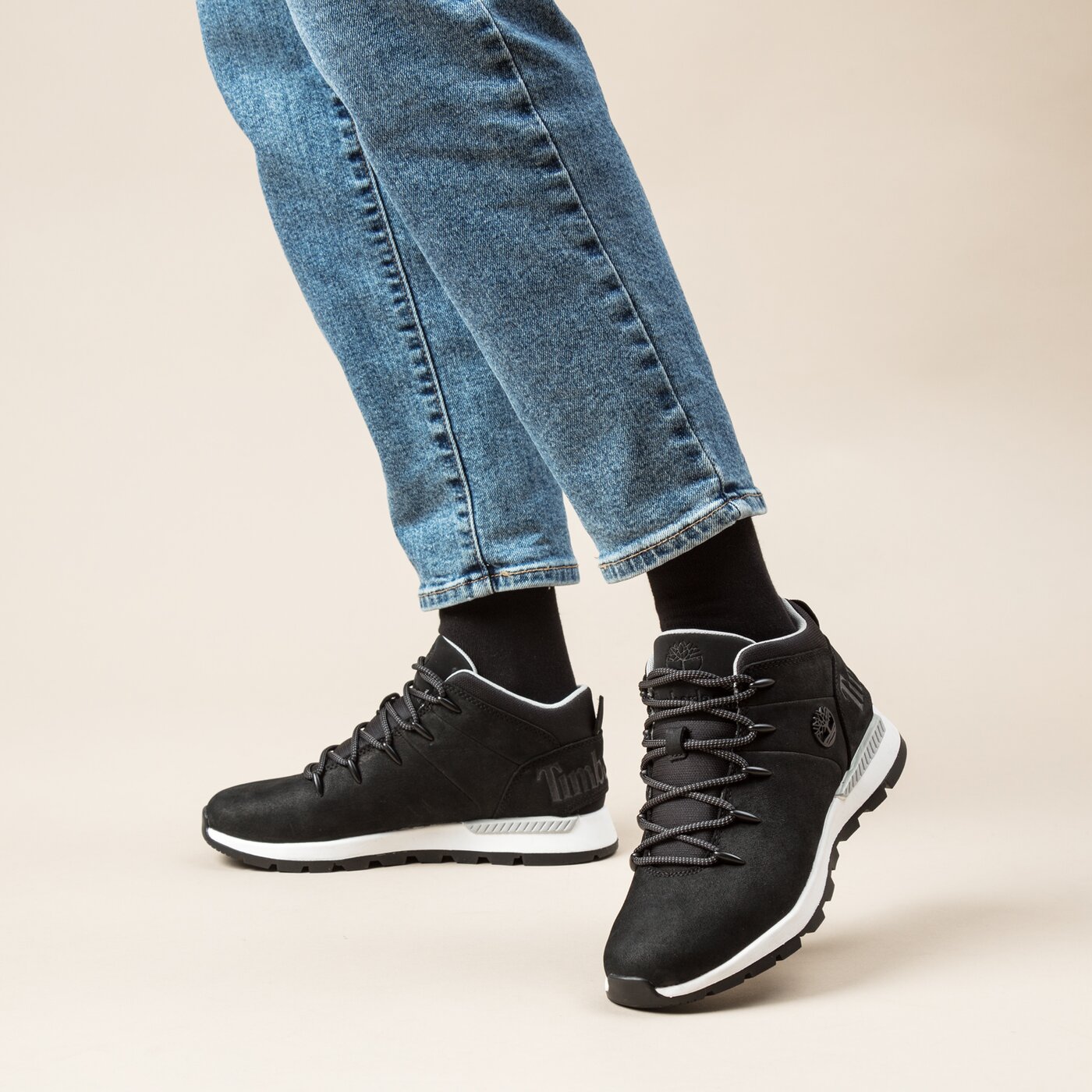 Damskie buty outdoor (trekkingowe) TIMBERLAND SPRINT TREKKER MID tb0a5mf30151 kolor czarny