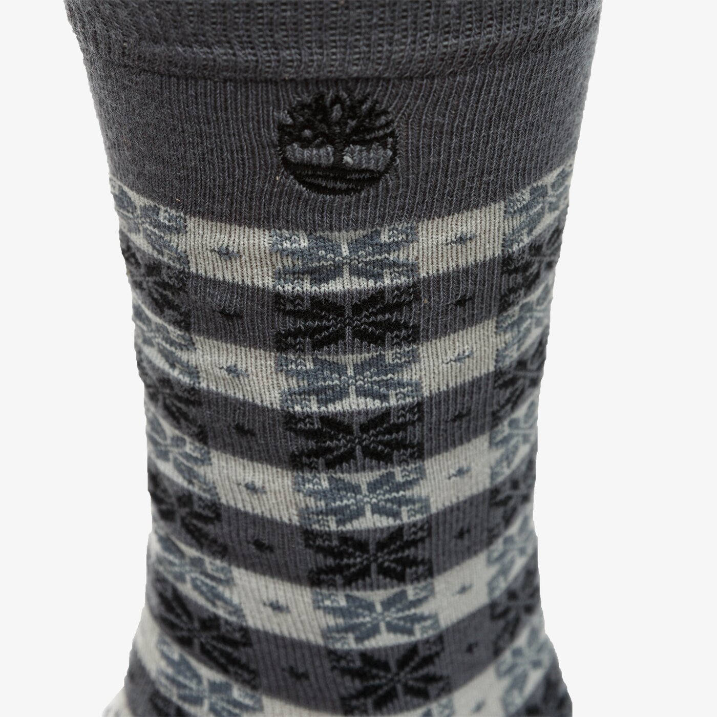 Męskie skarpetki TIMBERLAND SKARPETY 1PP FAIR ISLE BOOT SOCK tb0a1eqa0331 kolor szary