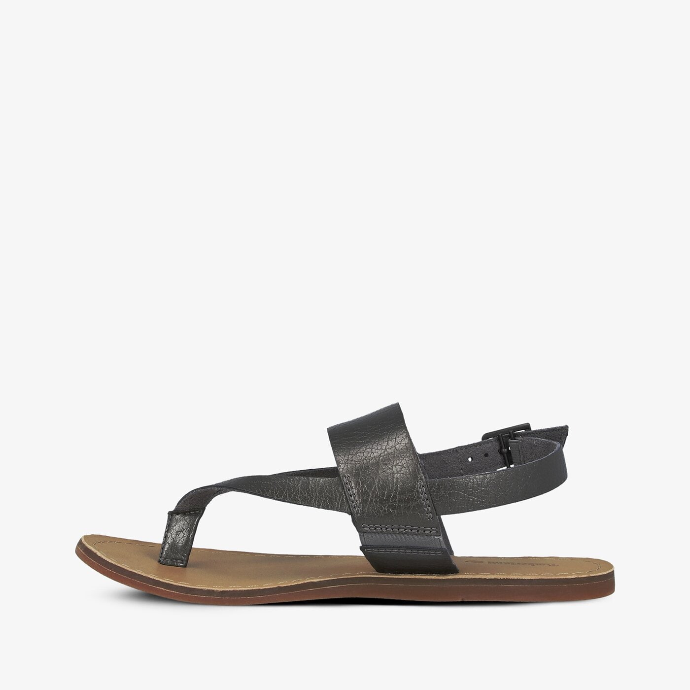 Damskie sandały TIMBERLAND CAROLISTA ANKLE THONG a1gfm kolor srebrny