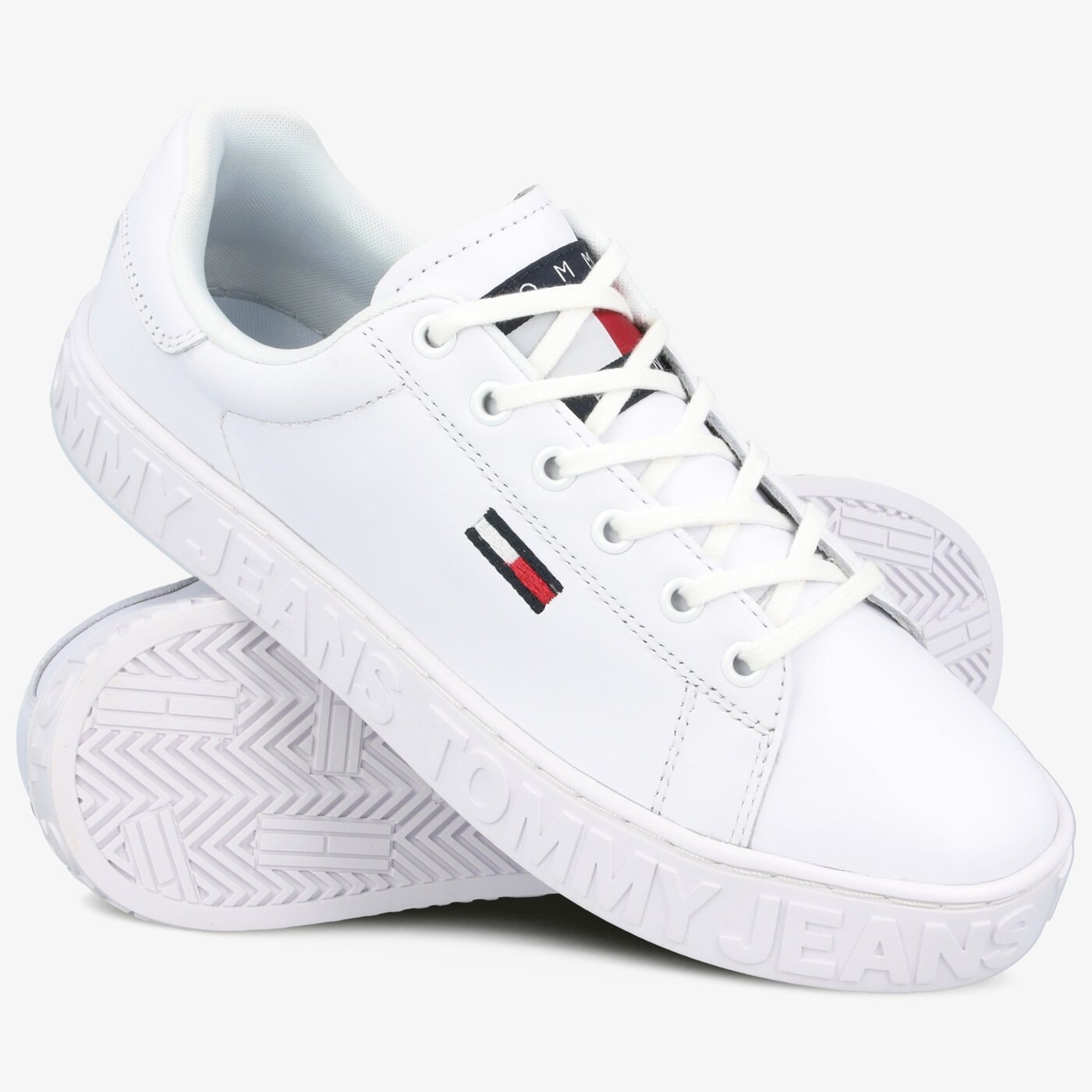 sneakersy tommy jeans cool sneaker en0en01363 white ybr