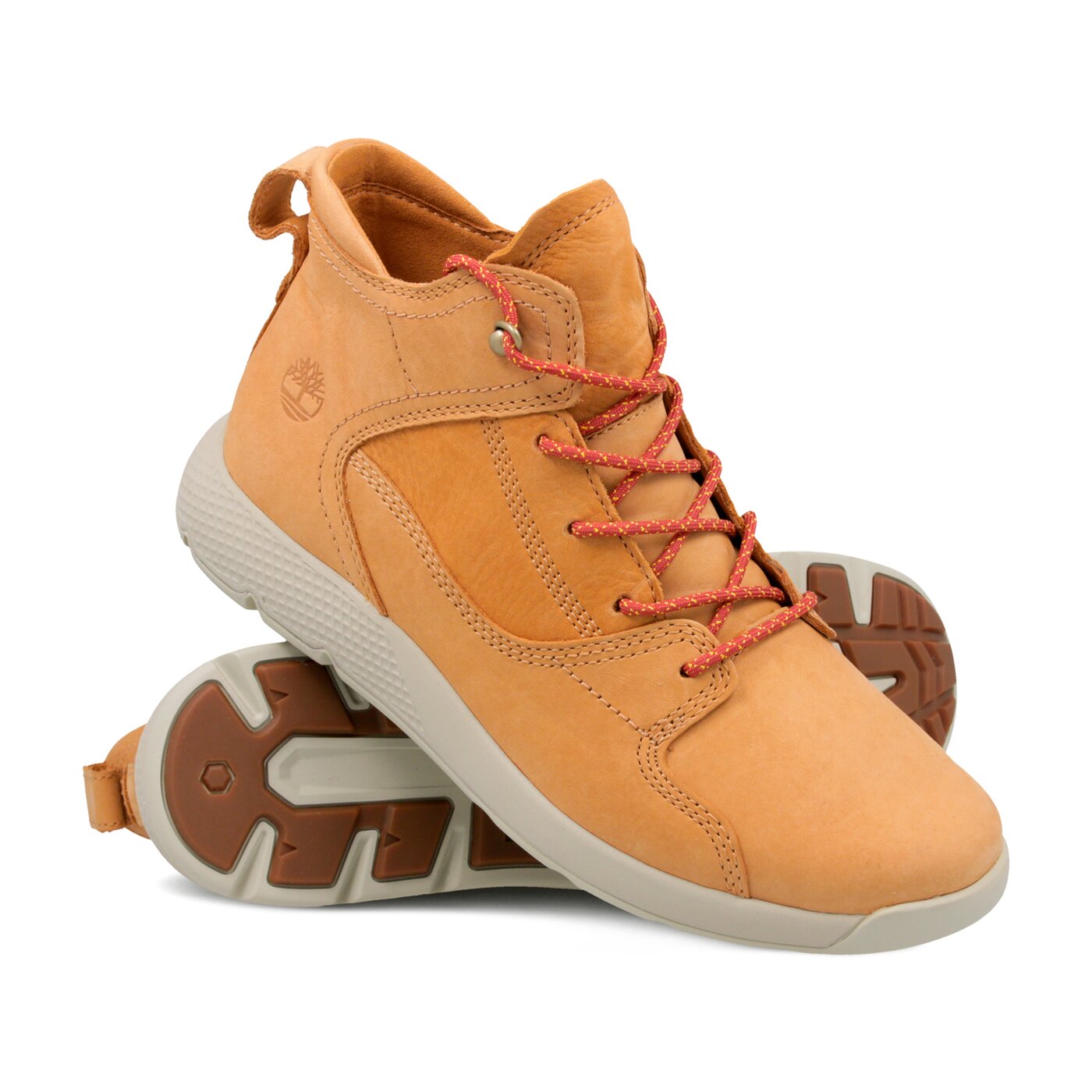 Dziecięce sneakersy (buty) TIMBERLAND FLYROAM LEATHER HIKER a1v43 kolor żółty
