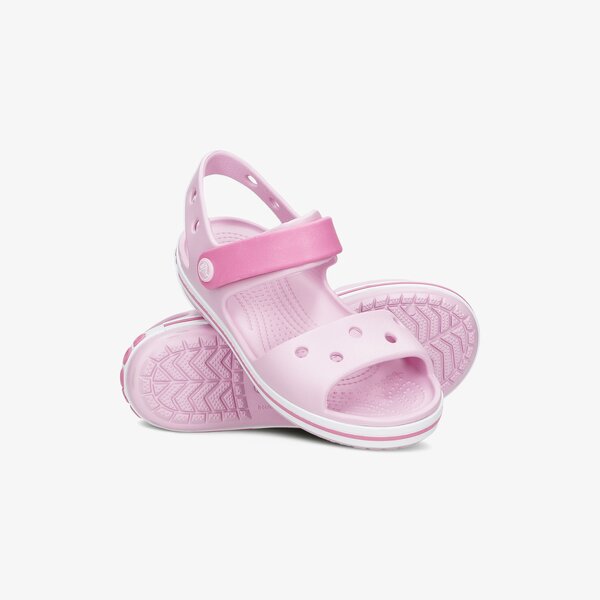 Dziecięce sandały / klapki CROCS CROCBAND SANDAL KIDS 128566gdi kolor różowy