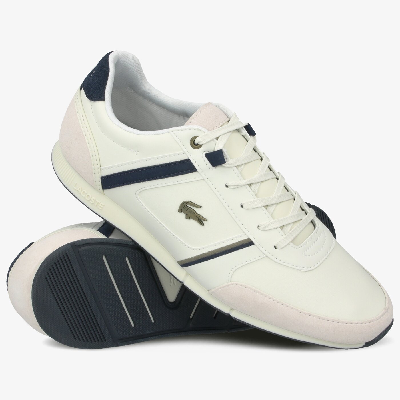 Męskie sneakersy (buty) LACOSTE MENERVA 120 1 739cma0007wn1 kolor biały