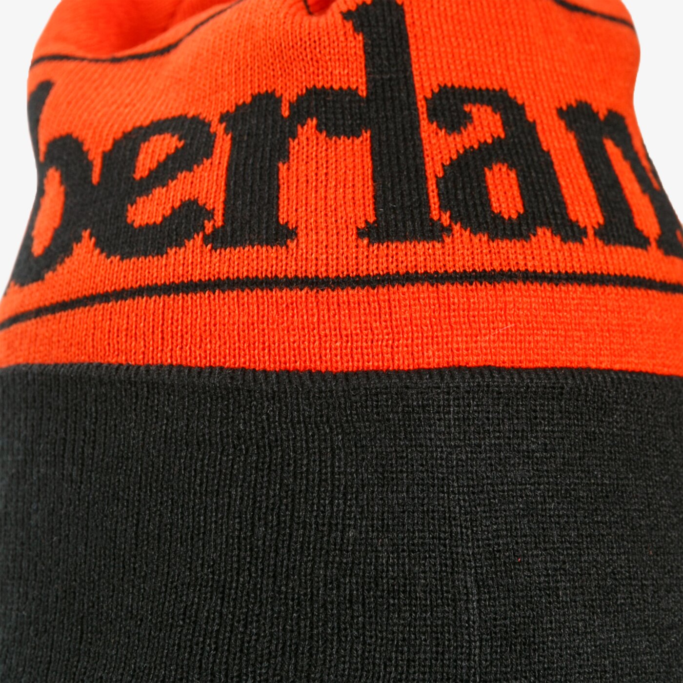 Damska czapka zimowa TIMBERLAND CZAPKA ZIMOWA YCC POM CUFFED BEANIE tb0a1eut8451 kolor pomarańczowy