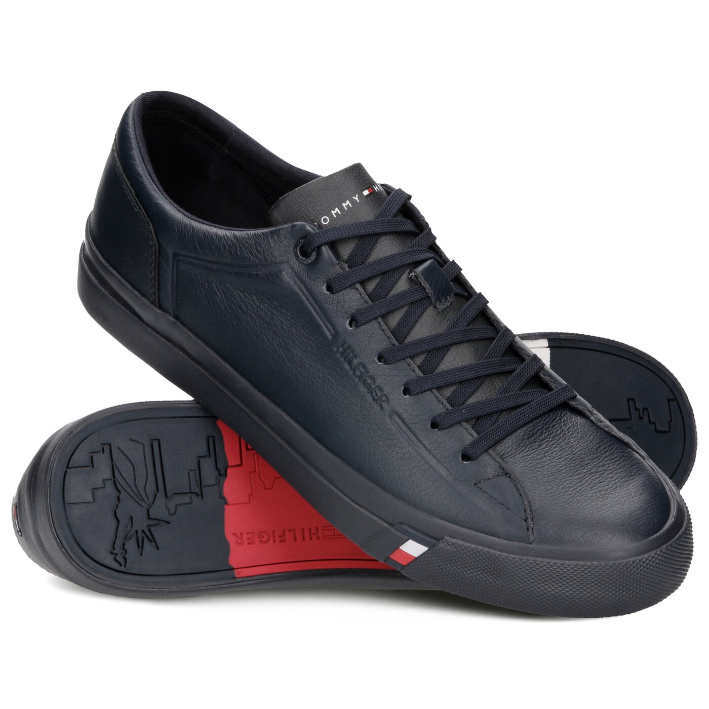 Męskie trampki TOMMY HILFIGER DINO 6A fm0fm02089403 kolor granatowy