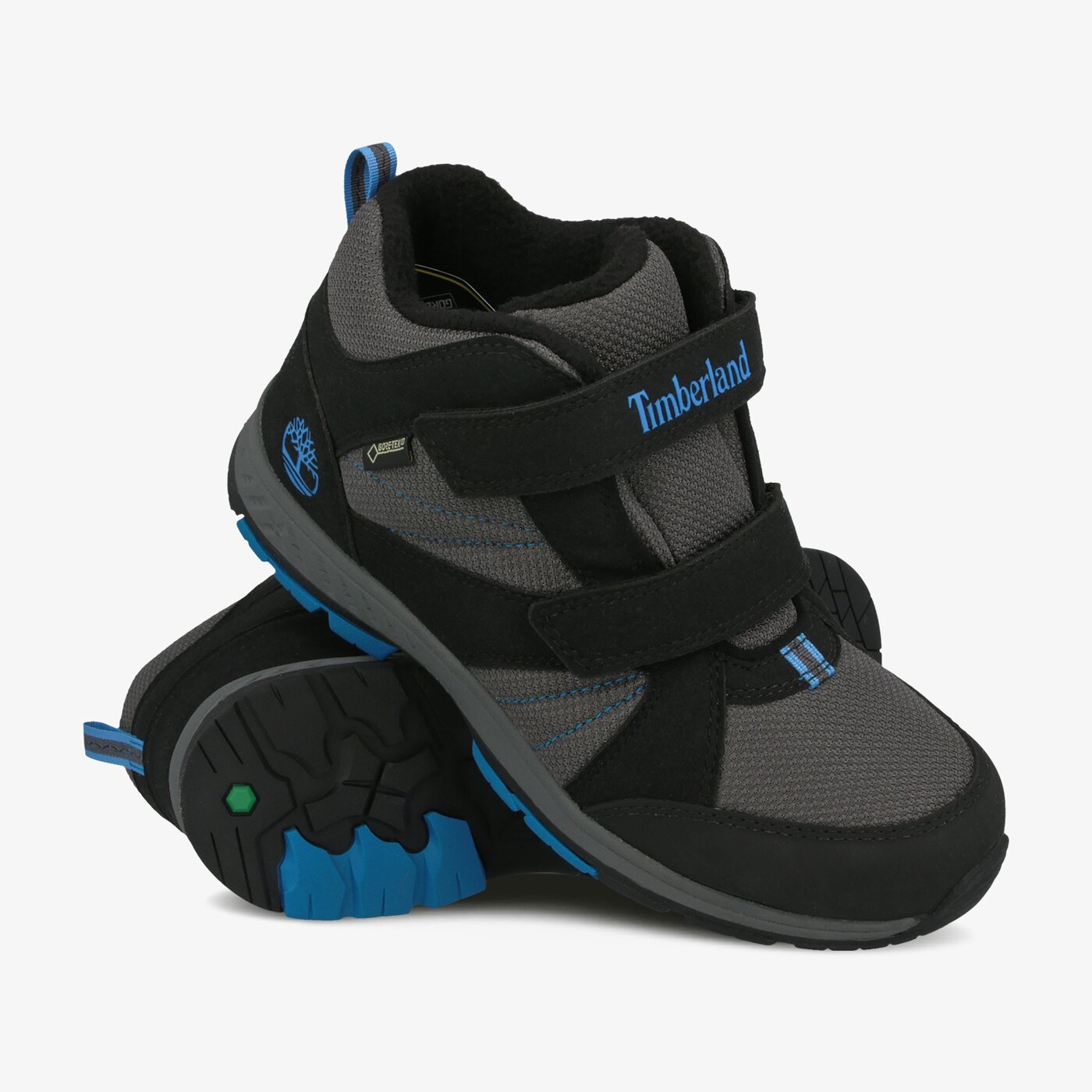 Dziecięce buty outdoor / trekkingowe TIMBERLAND NEPTUNE MID GTX 2STRAP WL tb0a22810151 kolor czarny