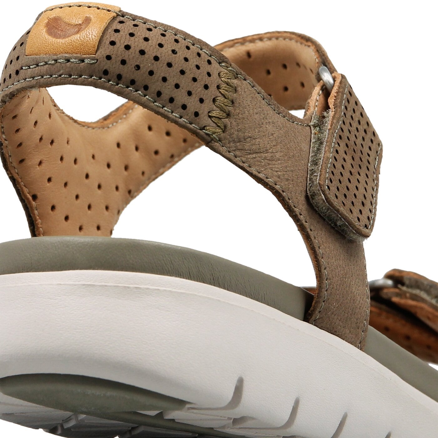 Damskie sandały CLARKS UN SAFFRON 26124935 kolor szary