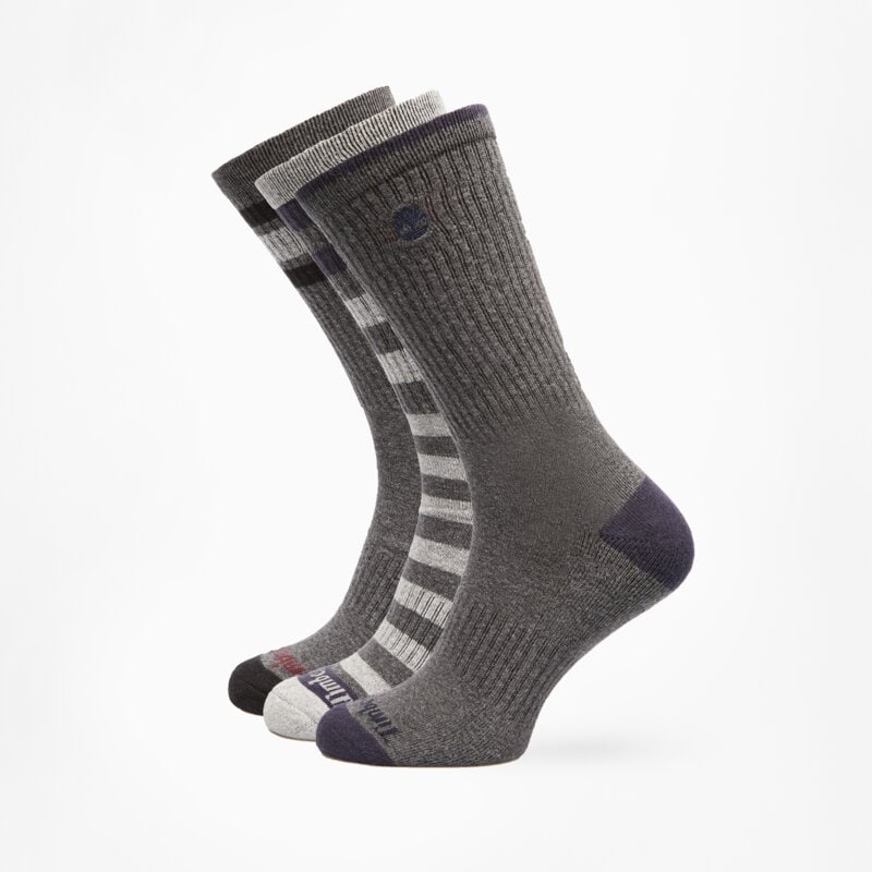 TIMBERLAND SKARPETY 3PP COMFORT STRIPE CREW