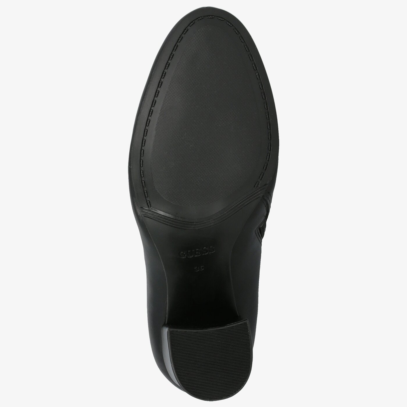 Damskie botki / sztyblety GUESS LANNAHA fl8laalea10black kolor czarny