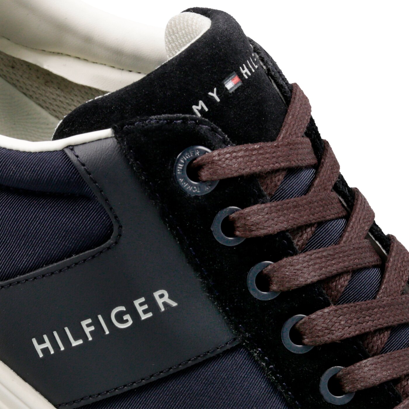 Męskie trampki TOMMY HILFIGER LIGHTWEIGHT COLOR BLOCK LOW CUT fm0fm01635901 kolor granatowy