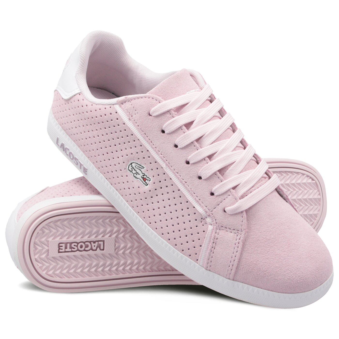 Damskie sneakersy (buty) LACOSTE GRADUATE 119 4 SFA 737sfa0033210 kolor różowy