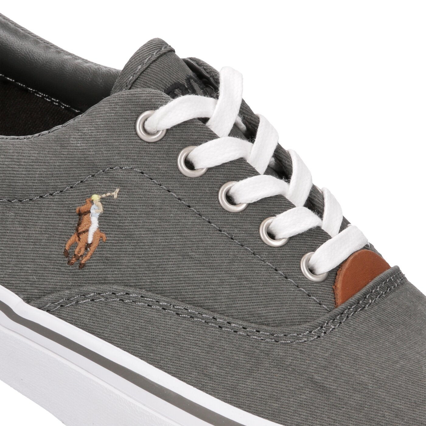 Męskie trampki POLO RL THORTON NE SNEAKERS VULC BLACK WASHED TWILL 816747519001 kolor czarny