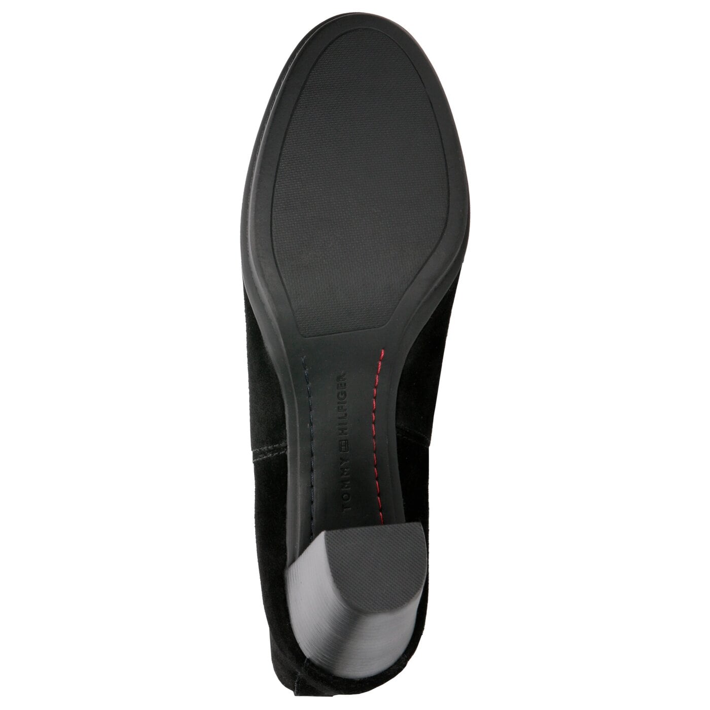 Damskie botki / sztyblety TOMMY HILFIGER BASIC CHELSEA HEEL BOOT SUEDE fw0fw03574990 kolor czarny