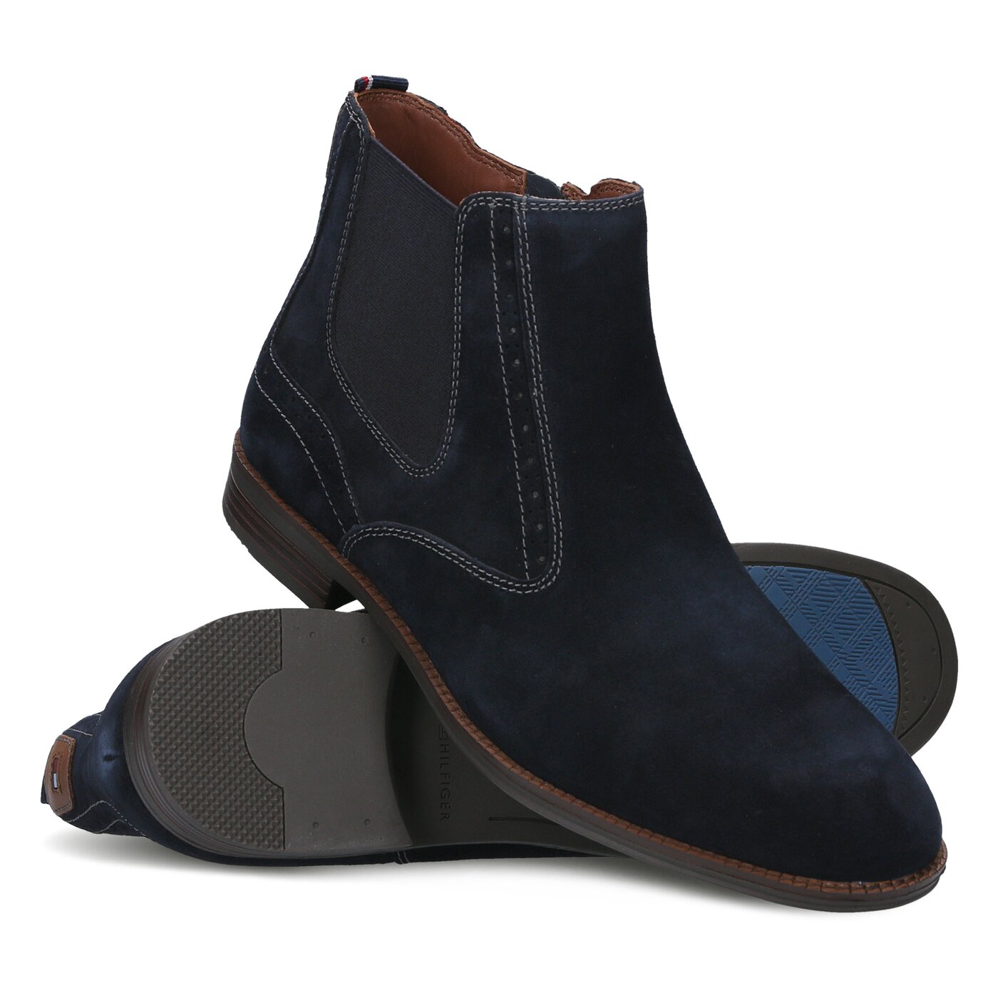 Męskie buty za kostkę TOMMY HILFIGER T2285OMMY COLTON 8B fm56821562403 kolor granatowy