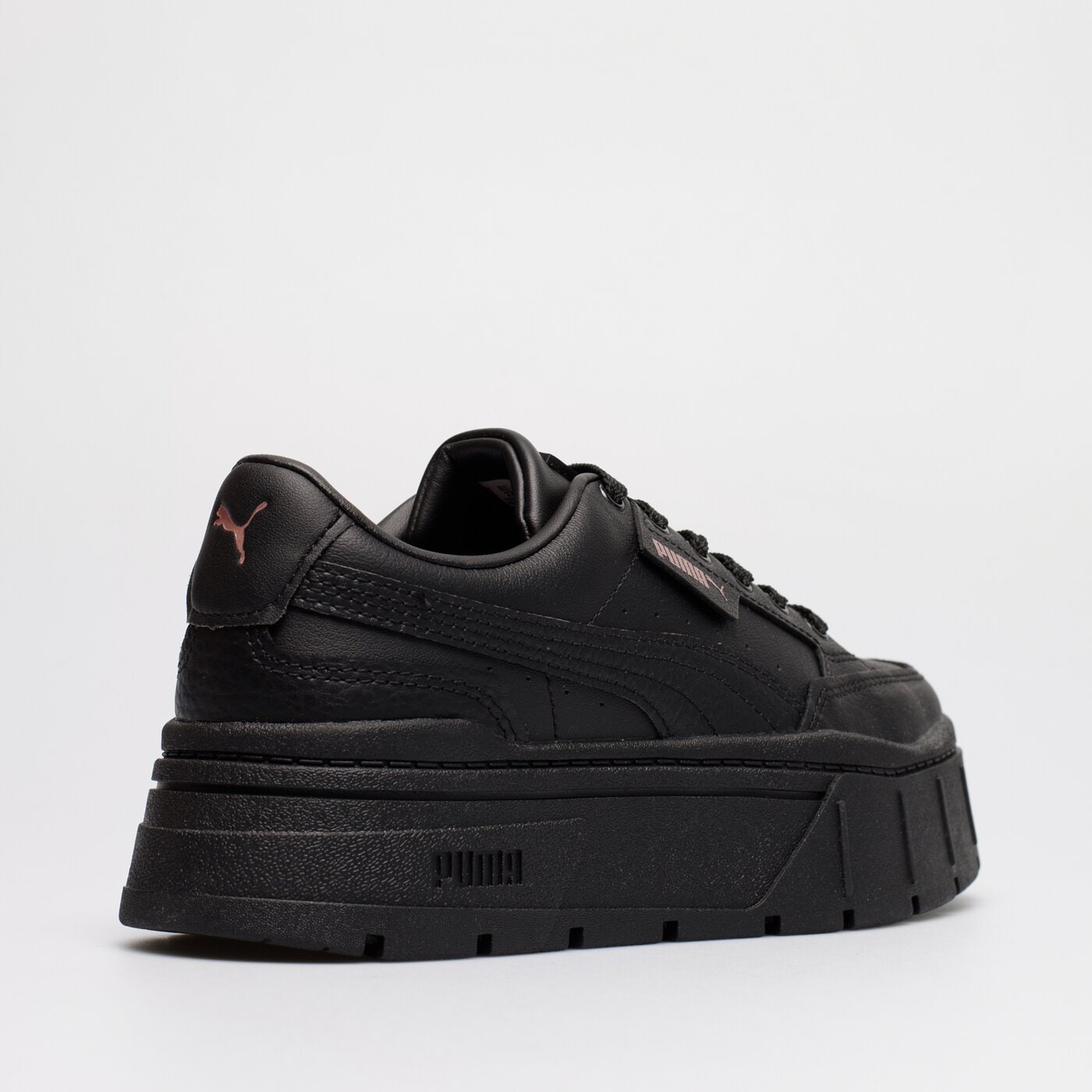 Damskie sneakersy (buty) PUMA MAYZE STACK LTHR WNS 38441202 kolor czarny