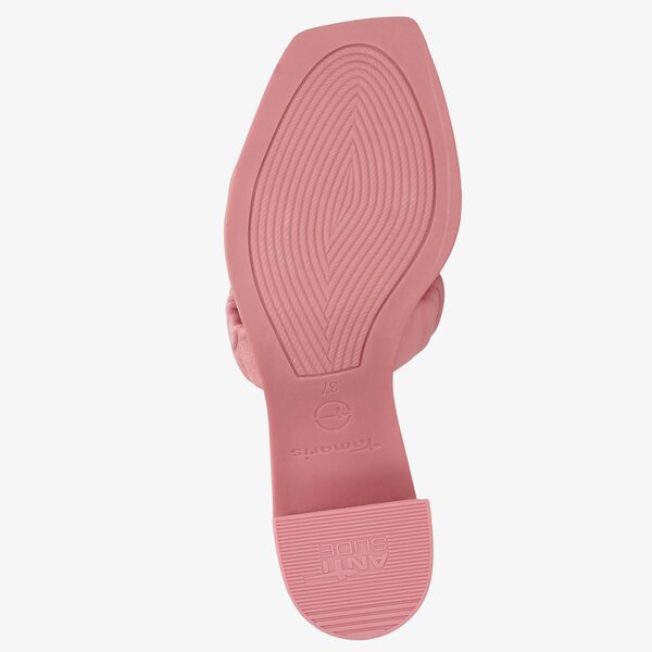 Damskie klapki TAMARIS SLIDES #2721028548# kolor różowy