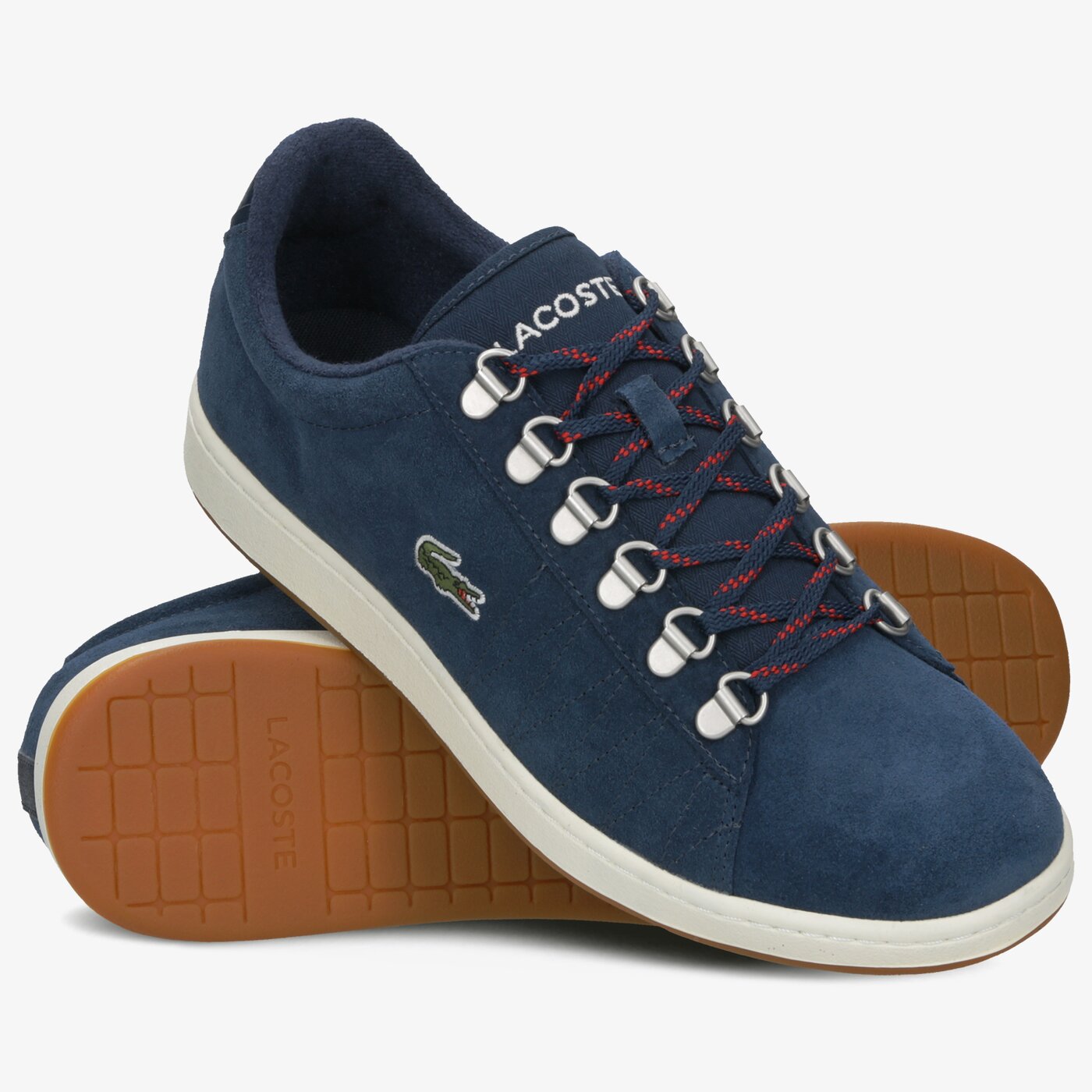 Męskie sneakersy (buty) LACOSTE CARNABY EVO 319 3 SMA 738sma0011j18 kolor granatowy