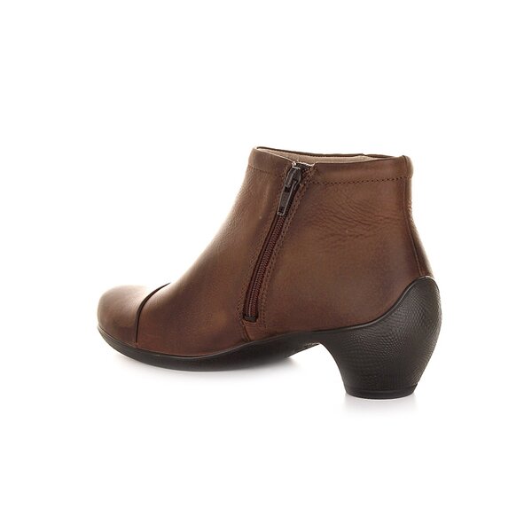 Damskie buty za kostkę ECCO SCULPTURED 24552312072 kolor brązowy