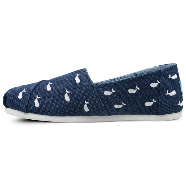 Damskie espadryle TOMS ALPARGATA - THE TOMS ANIMAL INITIATIVE OCEANA 10011559 kolor granatowy