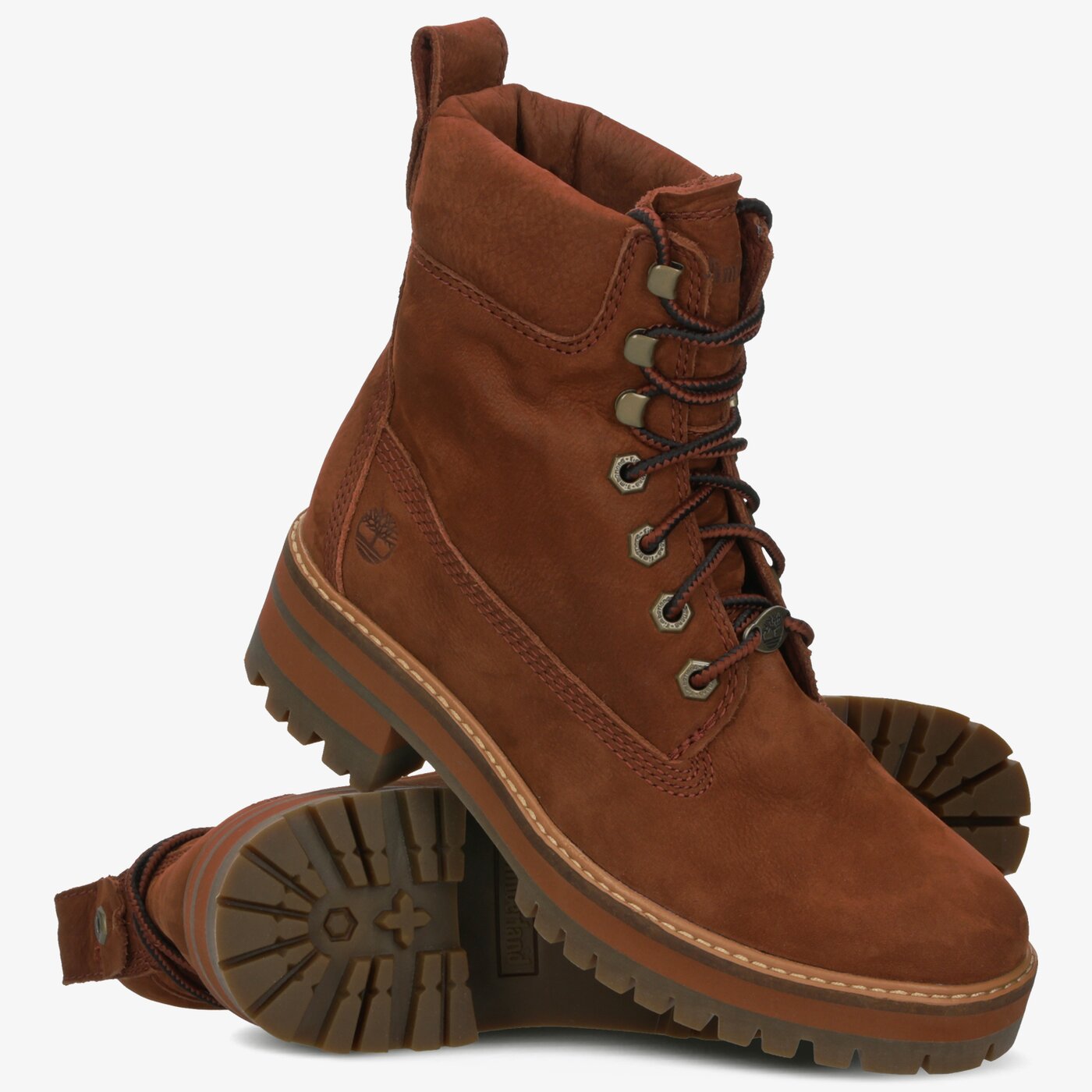 Damskie trapery TIMBERLAND COURMAYEUR VALLEY BOOT  tb0a23vav171 kolor brązowy