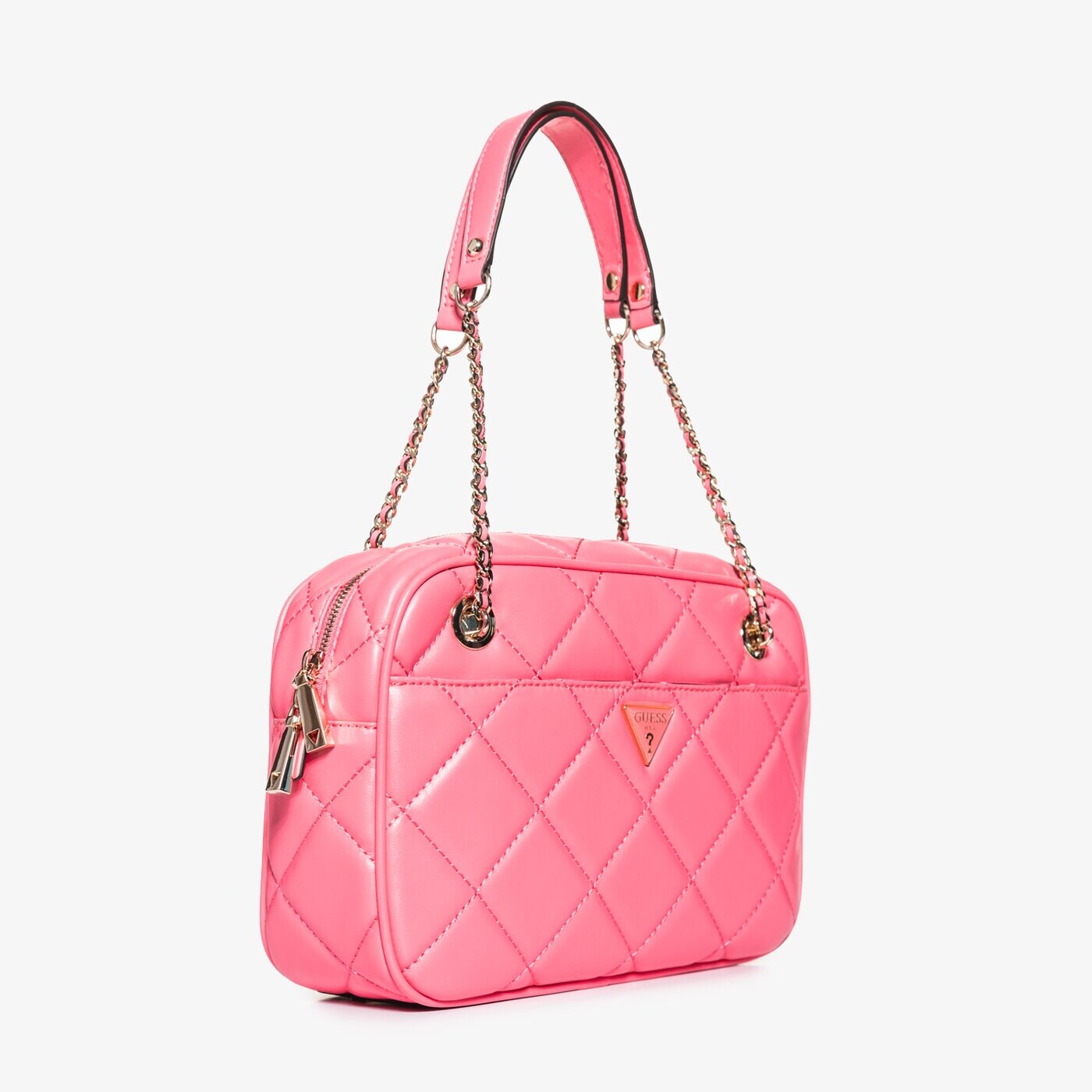 Damska torebka GUESS TOREBKA CESSILY TOP ZIP hwqg7679180cma kolor różowy