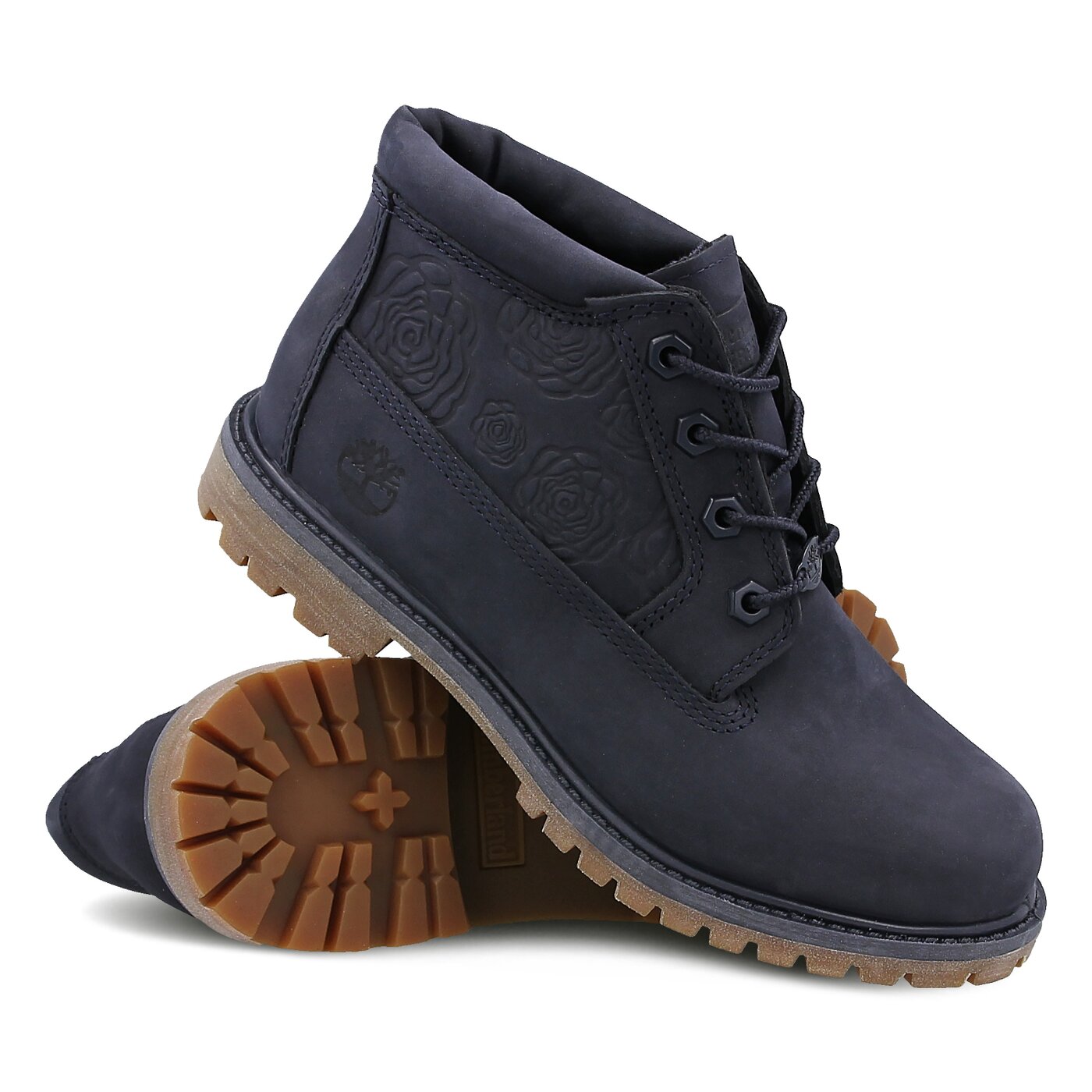 Damskie trapery TIMBERLAND NELLIE CHUKKA DOUBLE a1ku6 kolor granatowy