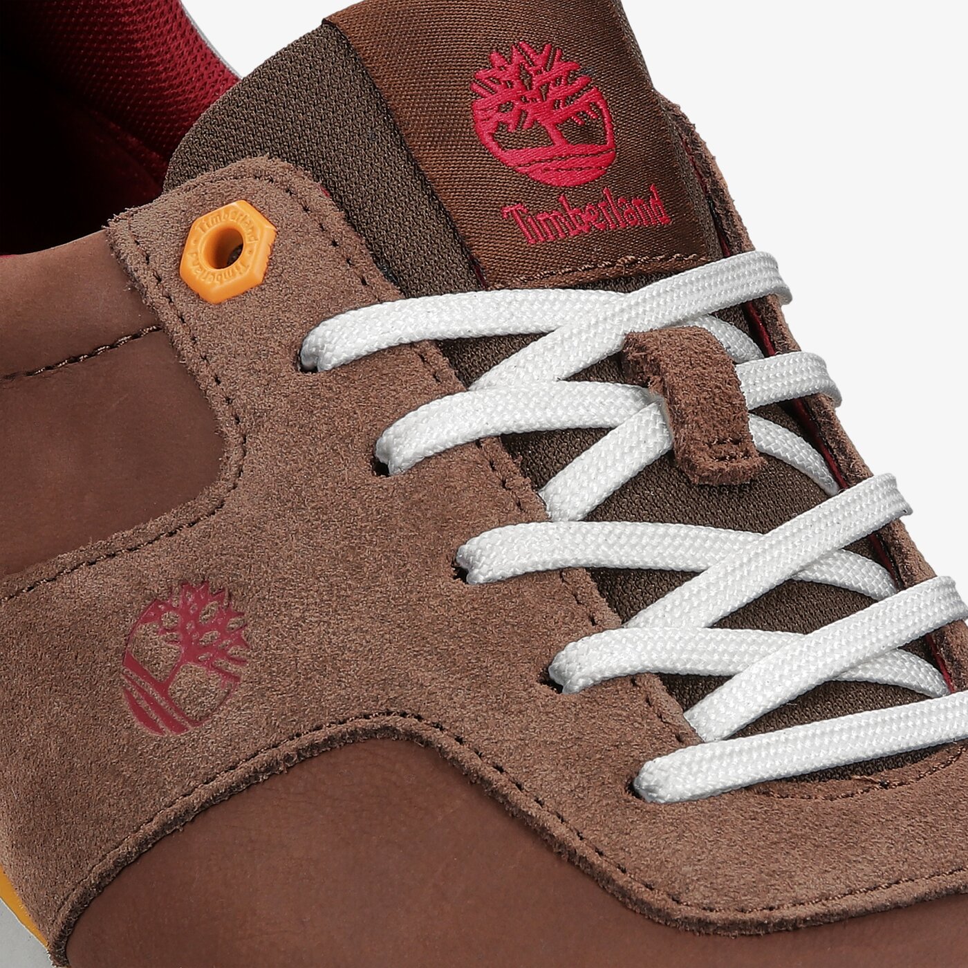 Męskie sneakersy (buty) TIMBERLAND MIAMI COAST LEATHER SNEAKER tb0a229j5001 kolor brązowy