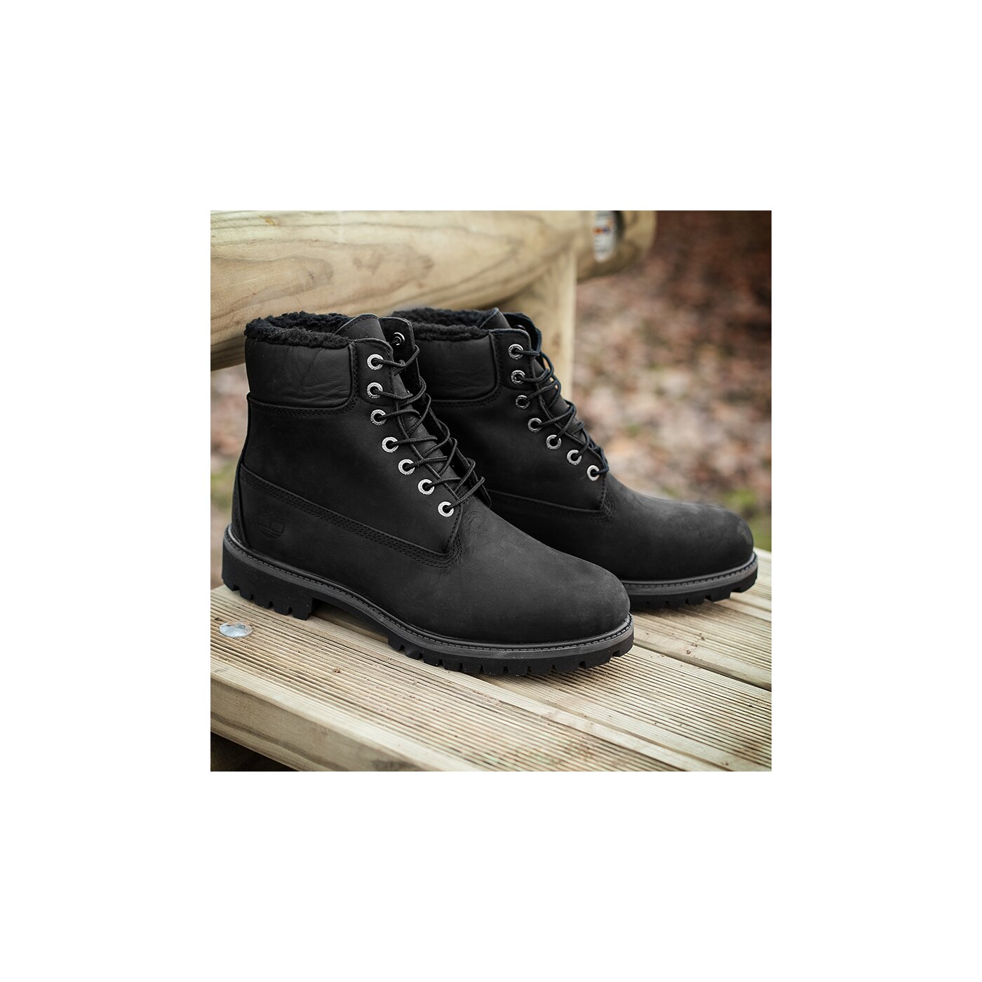 TIMBERLAND PREMIUM 6 INCH BOOT FUR/WARM LINED  a115t kolor czarny