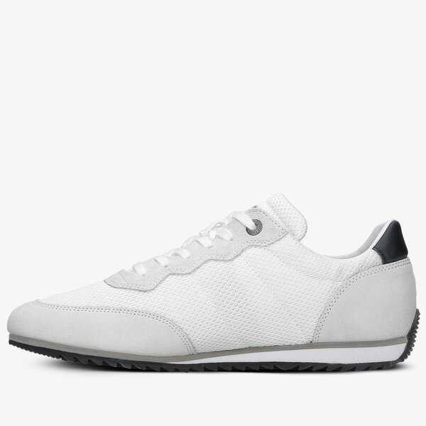 Męskie sneakersy (buty) TOMMY HILFIGER ESSENTIAL MESH RUNNER fm0fm03417ybr kolor biały