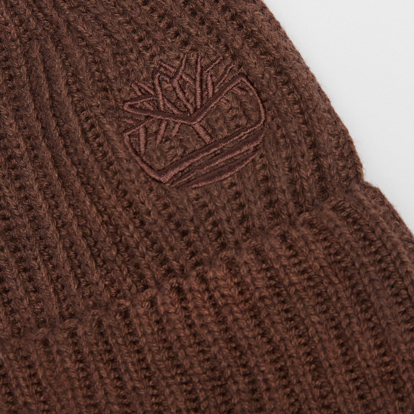 Damska czapka zimowa TIMBERLAND CZAPKA WOOL BEANIE tb0a66cj2431 kolor brązowy
