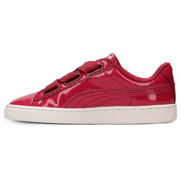 Damskie sneakersy (buty) PUMA BASKET HEART PATENT WN'S 36307305 kolor czerwony